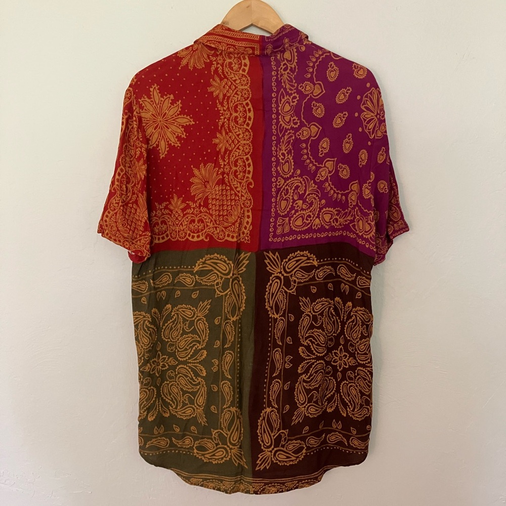 FARM Rio Multicolor Patchwork Top